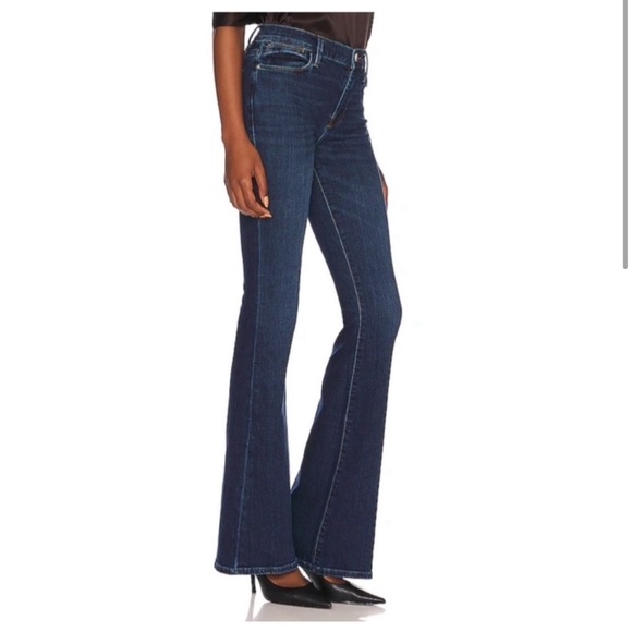 FRAME Le High Flare Jeans in Roswell. - Picture 2 of 8